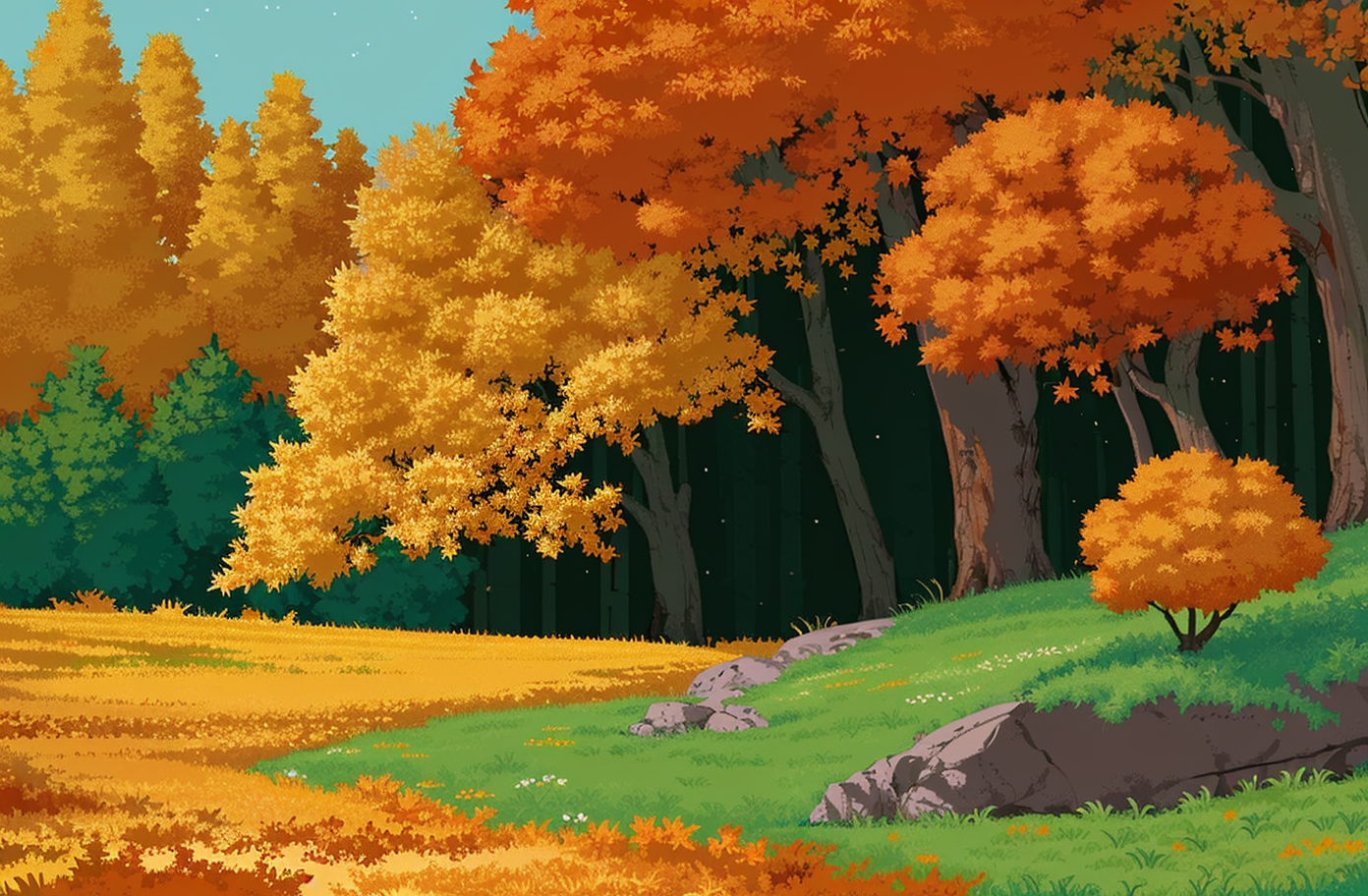 194339-4176555947-_lora_pixel worldv2_0.8_,pixel world,nature, forest, autumn,  yellow leaf.png